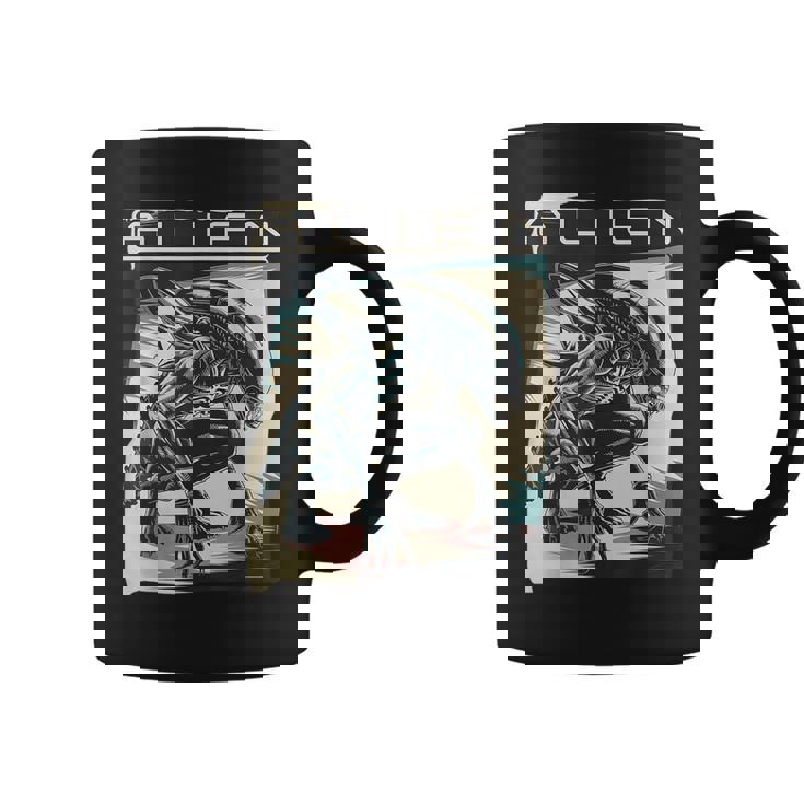 エイリアンxenomorphイラストポスター。 コーヒーマグ