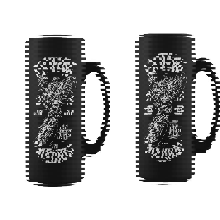 エクストリームモトクロスモータースポーツジャンプ コーヒーマグ