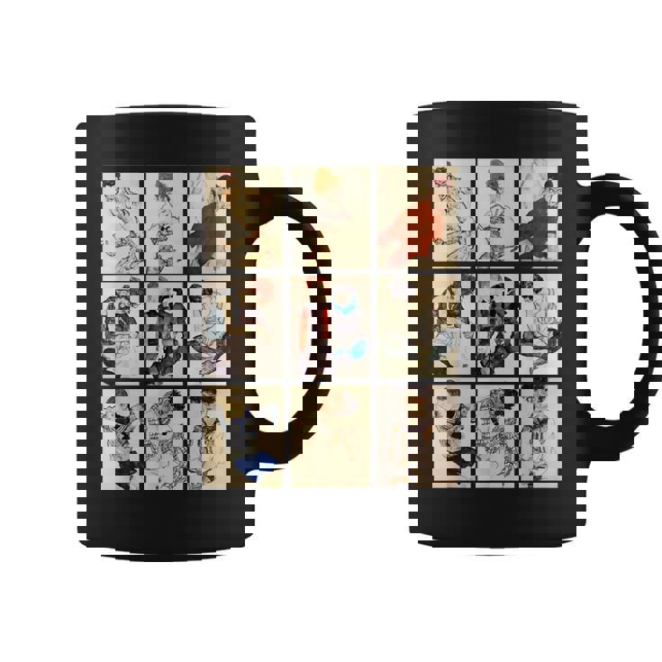 エゴン・シーレアール・ヌーボーによる有名な表現主義の肖像画 コーヒーマグ