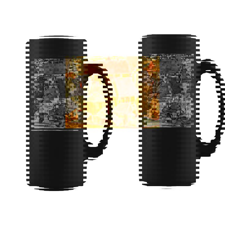 エゴン・シーレ作 イエロー・シティ 1914 コーヒーマグ