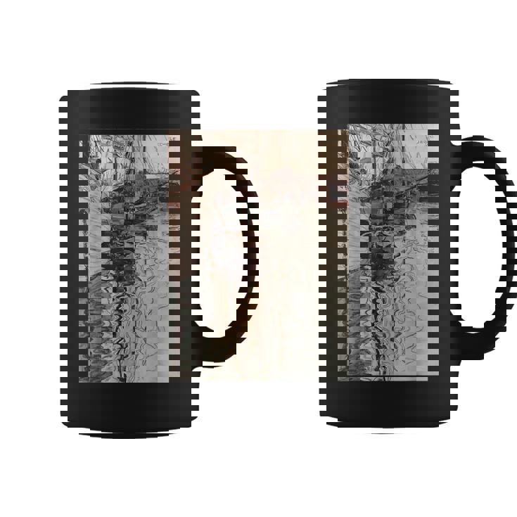 エゴン・シーレ作「トリエステの港」1907 コーヒーマグ