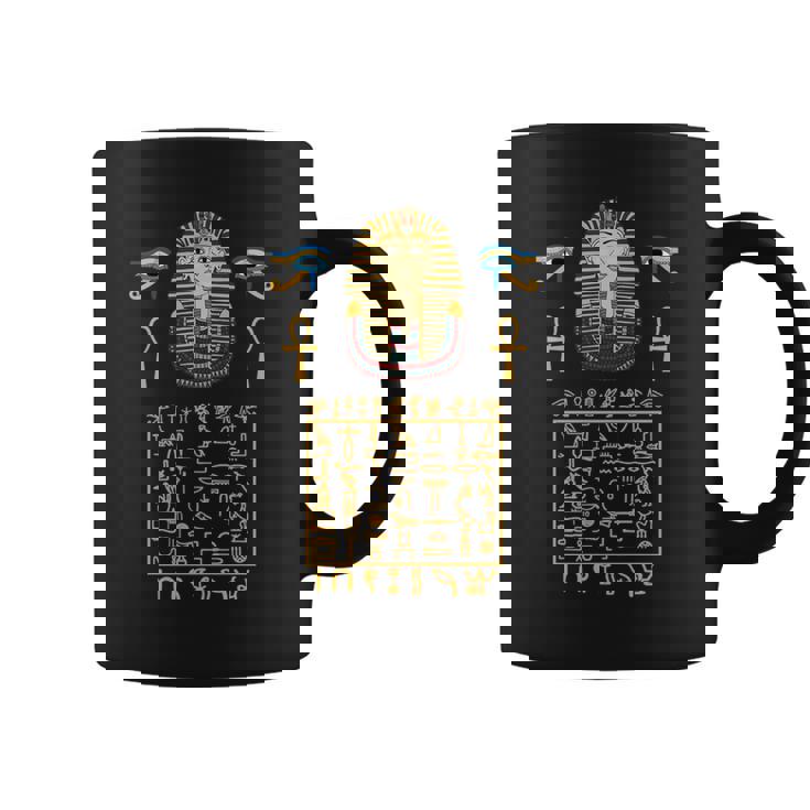 エジプトヒエログリフ シンボル ツタ王 ファラオ 長袖tシャツ コーヒーマグ