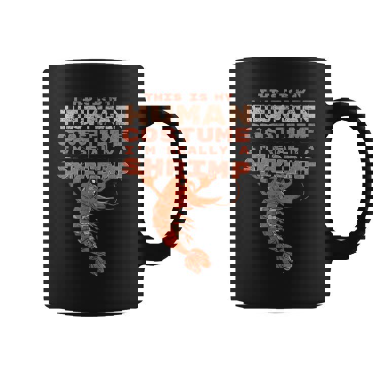 エビ 面白い人間のコスチューム レトロ エビやザリガニ コーヒーマグ