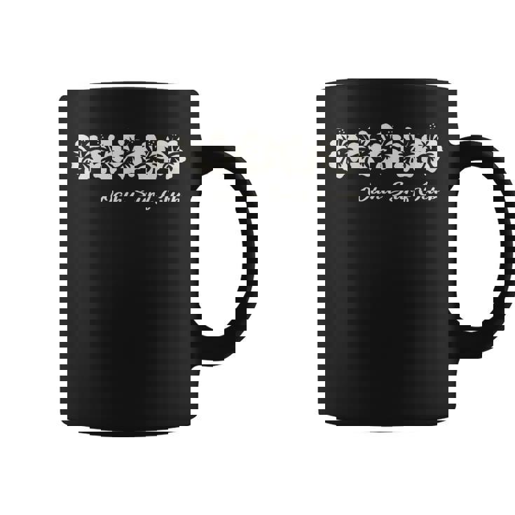 オアフ島サーフクラブ ハイハワイアンハイビスカスの花 ハワイフローラル コーヒーマグ