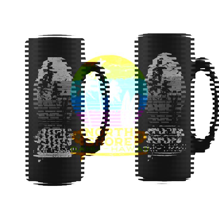 オアフ島ノースショア ハワイお土産サーフィンスタイル コーヒーマグ