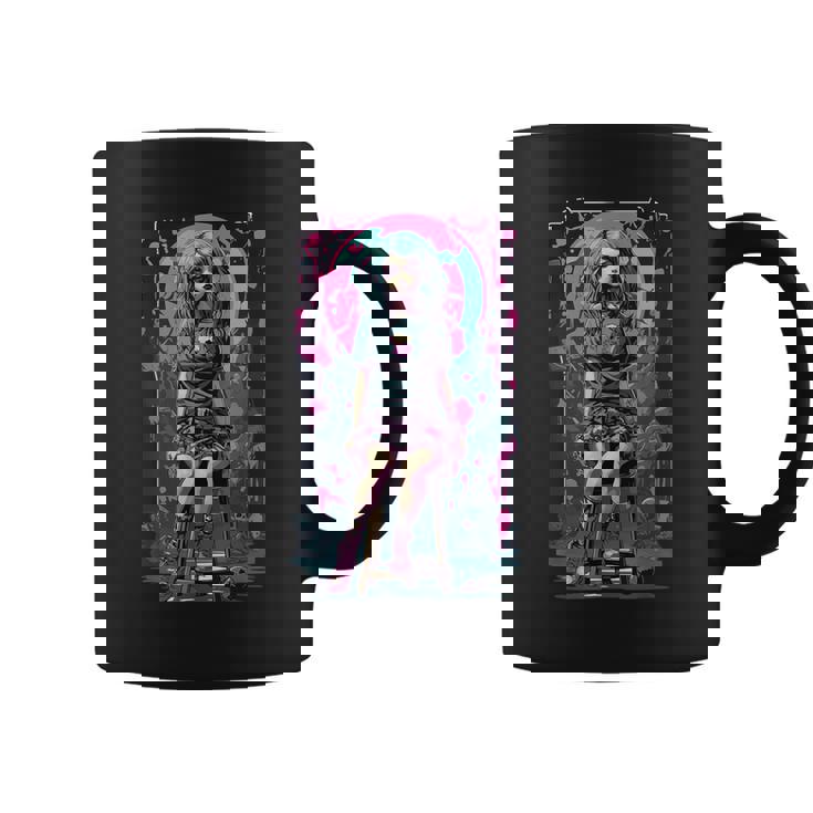 オカルト ゴシック E-Girl ゴスガール 美的 アニメ デザイン コーヒーマグ