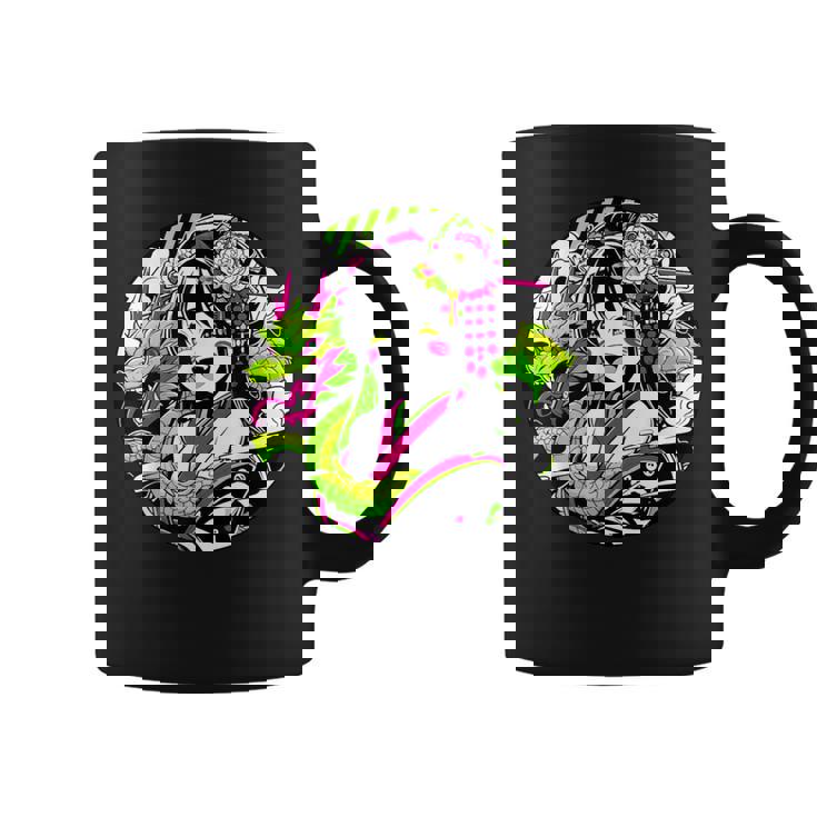 オタク愛好家のためのドラゴンボンド付きカワイイアニメ芸者 コーヒーマグ