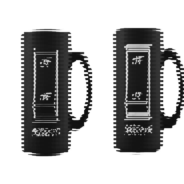 オフオフ やる気スイッチ ジョーク かわいい おやじギャグ ギャグ おもしろ コーヒーマグ