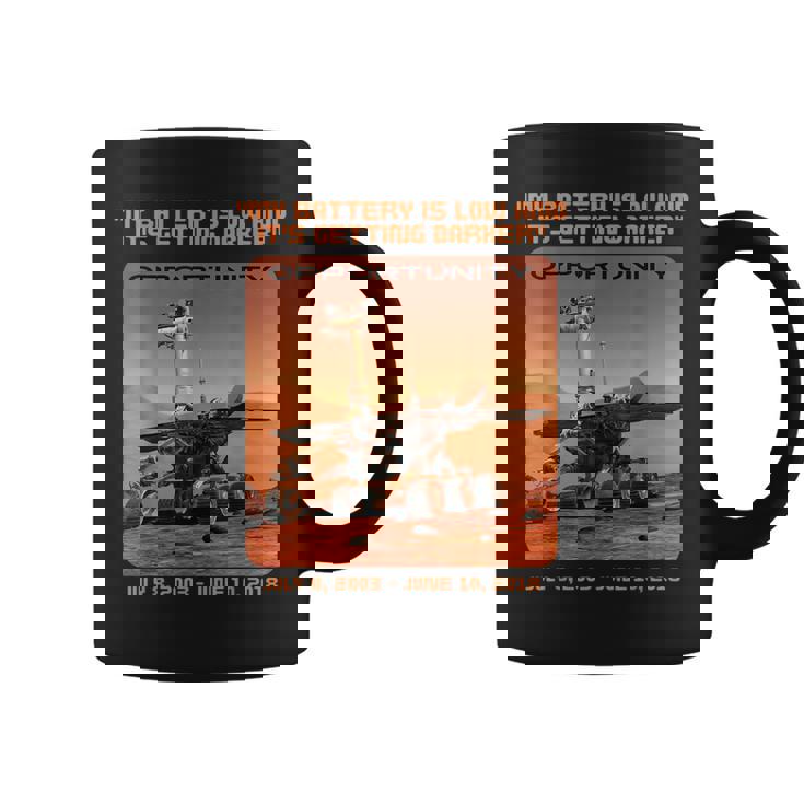 オポチュニティ 火星探査機 最後の言葉 コーヒーマグ