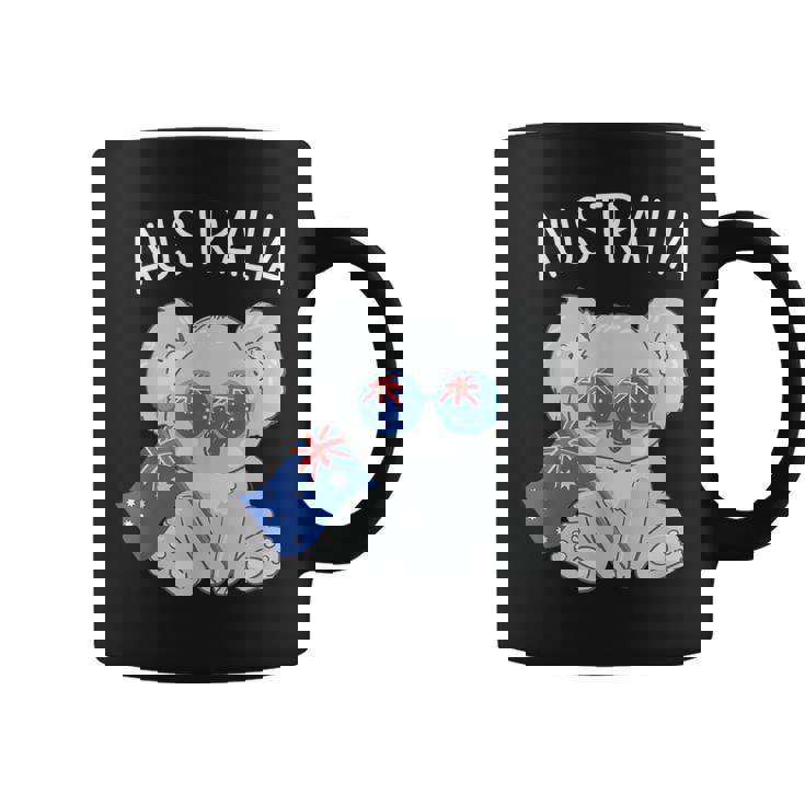 オーストラリアの国旗がかわいいコアラ コーヒーマグ