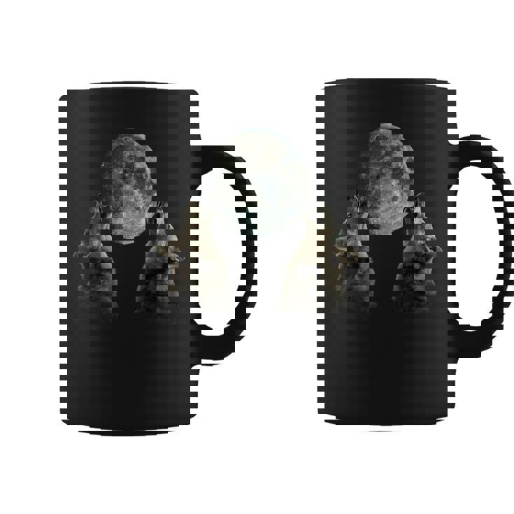 オーストラリアン・キャトル・ドッグ ハウリング・ムーン コーヒーマグ