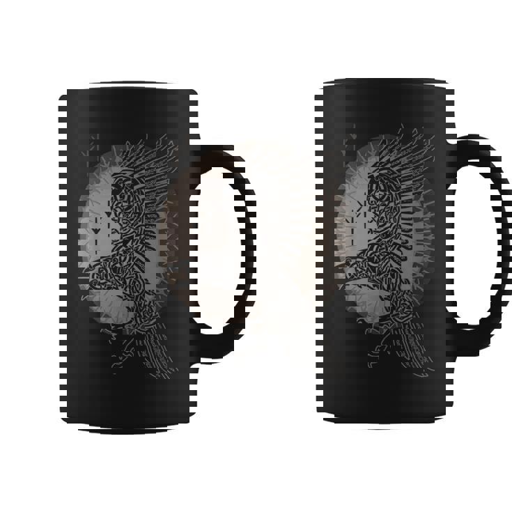 オーディンのカラス フギンとムニン フギンとムニン コーヒーマグ