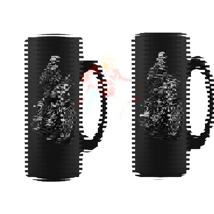 オートバイ アメリカン バイク おもしろ パロディ バイカー トランプ ライダー クルーザー モーターサイクル No3 コーヒーマグ