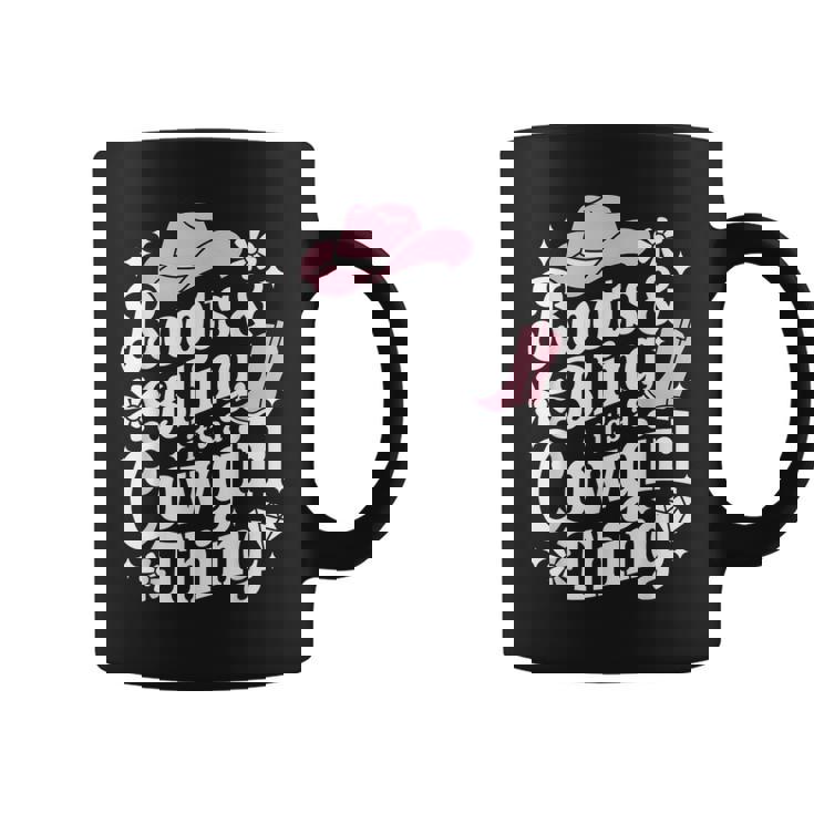 カウガールブーツ、キラキラ、カントリーミュージックギフト コーヒーマグ