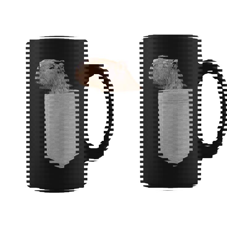 カピバラ フェイク ポケット カピバラ げっ歯類 げっ歯類 アニマル ノベルティ コーヒーマグ