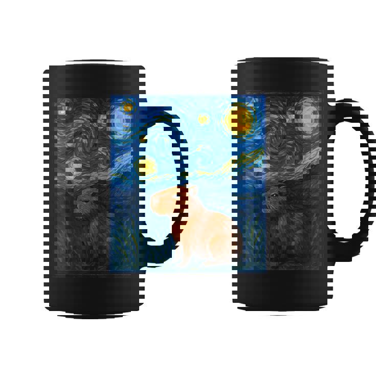 カピバラヴァンゴッホスターリーナイト コーヒーマグ