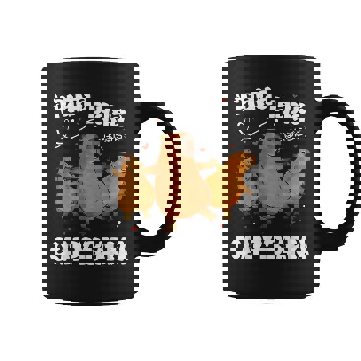 カピバラ好きファニーパラパラカピバラ コーヒーマグ