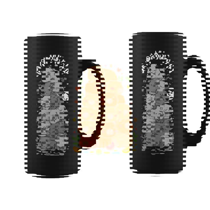 カピバラ山 かわいい 寝ているカピバラの恋人 コーヒーマグ