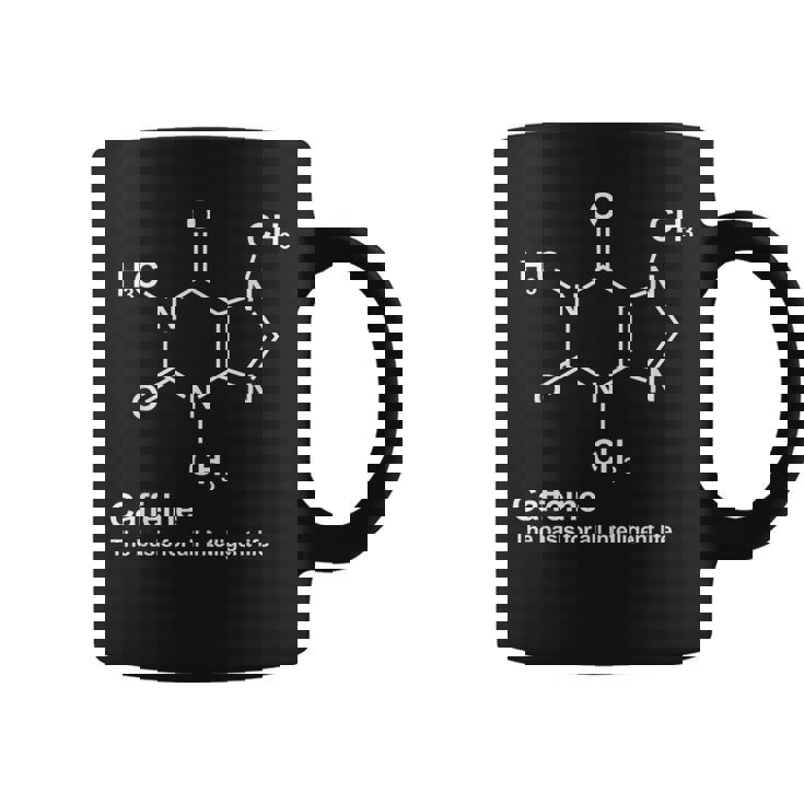 カフェイン分子化学カップ コーヒー コーヒーマグ