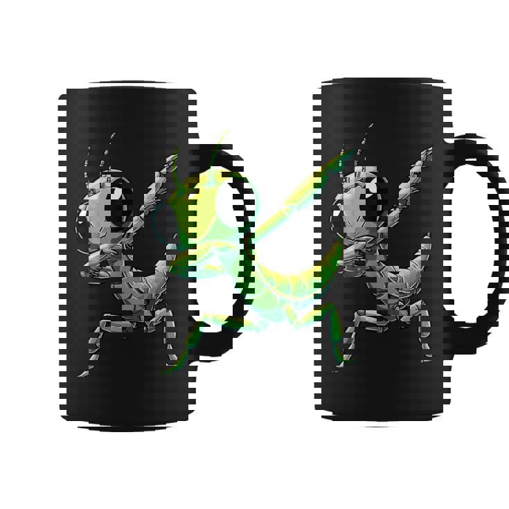 カマキリ、おかしなカマキリ コーヒーマグ