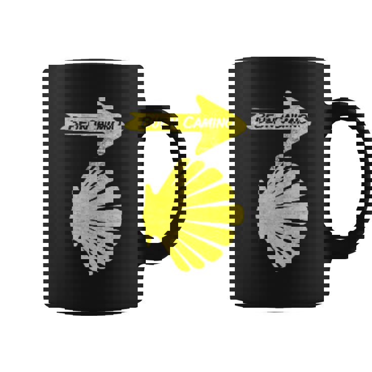 カミーノデサンティアゴの巡礼のシンボル、ブエンカミノシェル コーヒーマグ