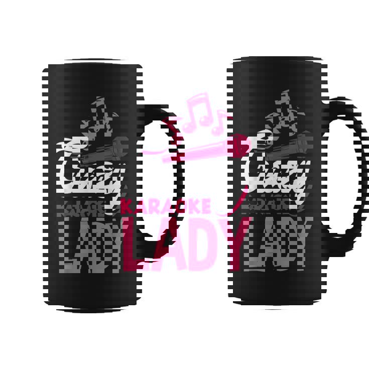 カラオケレディ おもしろ音楽好き カラオケシンガー コーヒーマグ