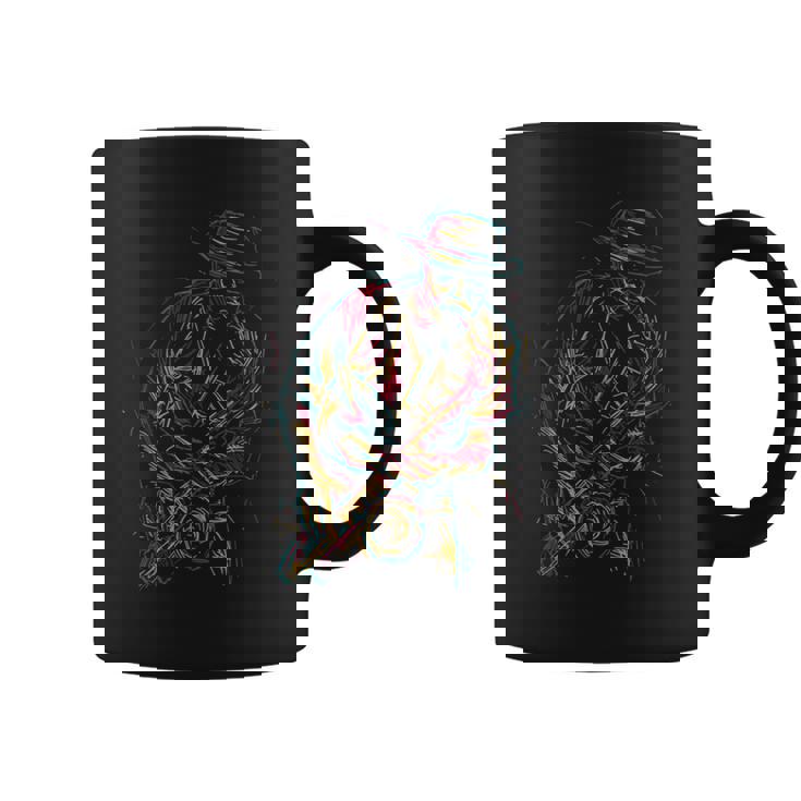 カラフル サックス 音楽 ジャズ バンド ミュージシャン トランペット トロンボーン コーヒーマグ