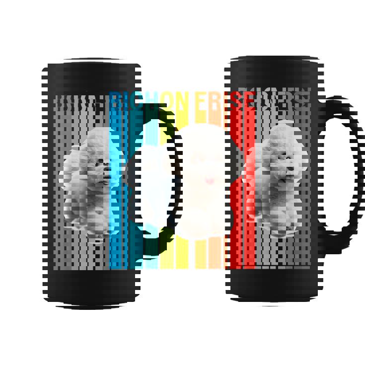 カラフルなビションフリーゼ コーヒーマグ