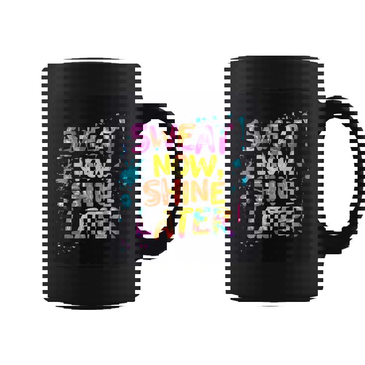 カラフルな汗が今輝き、男の子と女の子のためのステートメント。 コーヒーマグ
