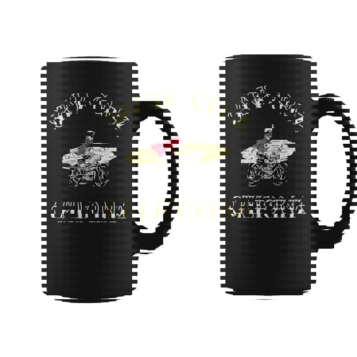 カリフォルニア州サンタクルーズトラベリングサーファー コーヒーマグ