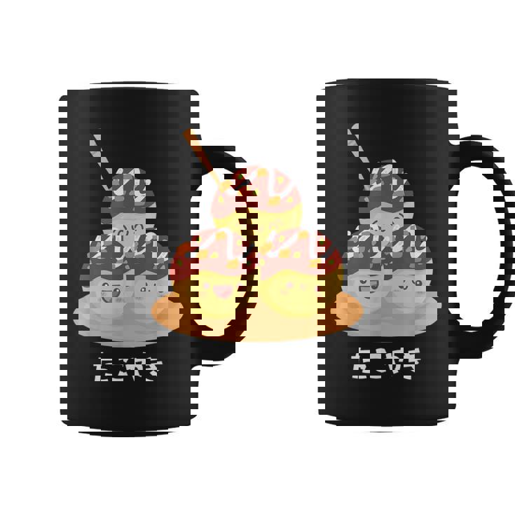 カワイイ たこ焼き 和 大阪 日本食 ひらがな 文字 コーヒーマグ