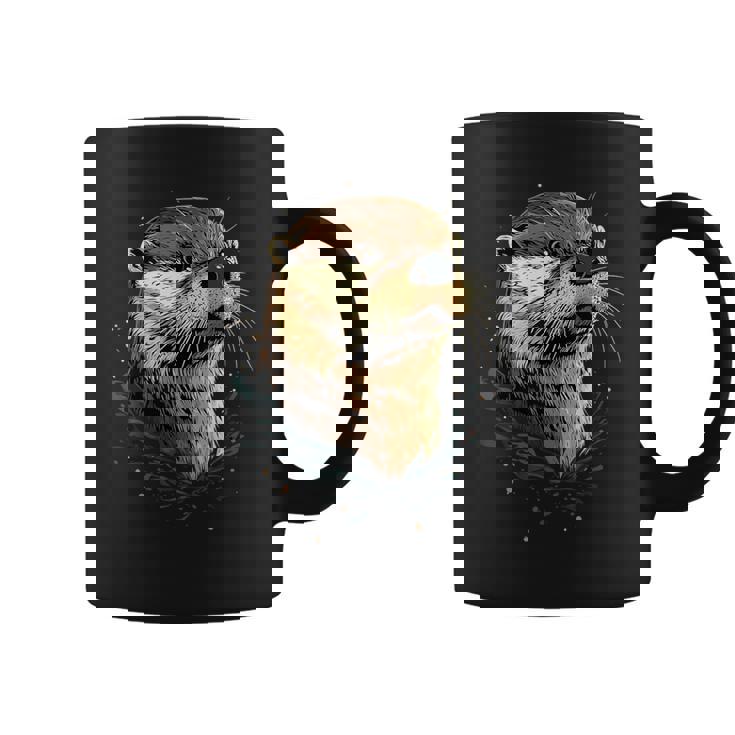 カワウソ モチーフ アイ・ラブ・ラッコ ラッコ・マーチン スウィート・ラッコ コーヒーマグ