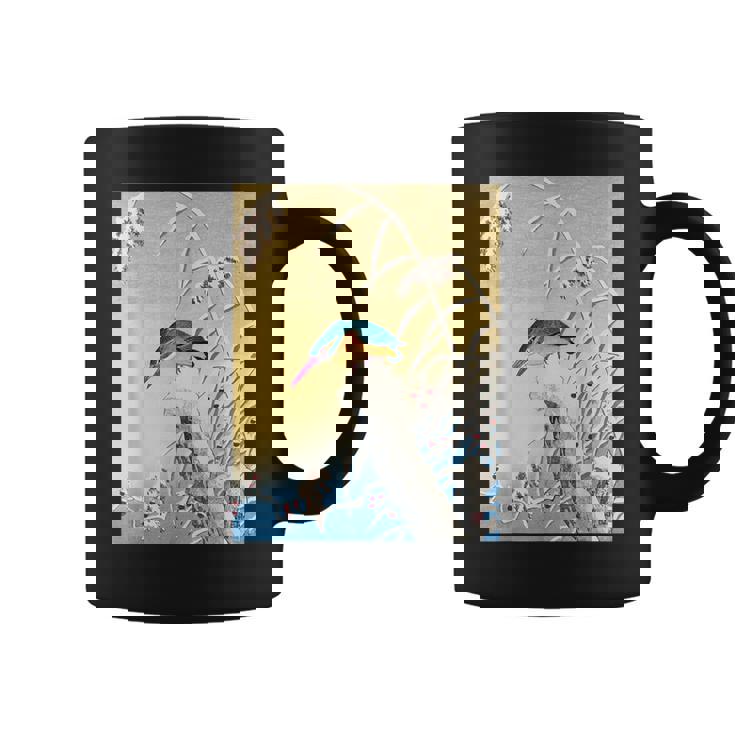 カワセミ 鳥 動物 ヴィンテージ 和 浮世絵 自然 江戸 コーヒーマグ