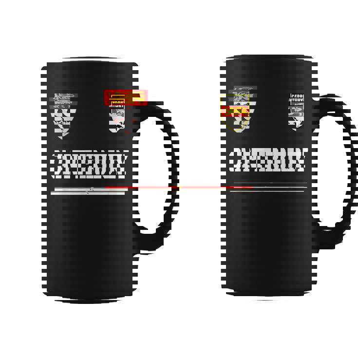 カンタベリースポーツサッカージャージ フラッグ フットボール コーヒーマグ