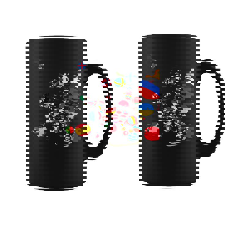 カントリーボール ヨーロッパ 面白い コーヒーマグ