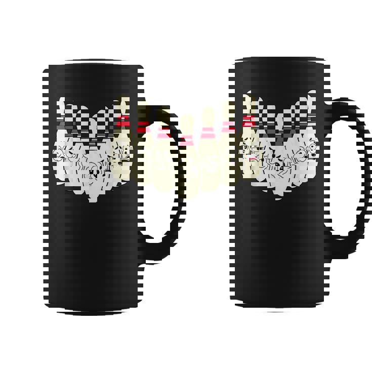 カートゥーン ボウリング 面白い 怖い ボウリング コーヒーマグ