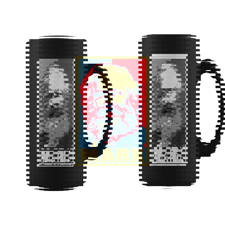 カール・マルクス プロパガンダ ポスター ポップアート コーヒーマグ