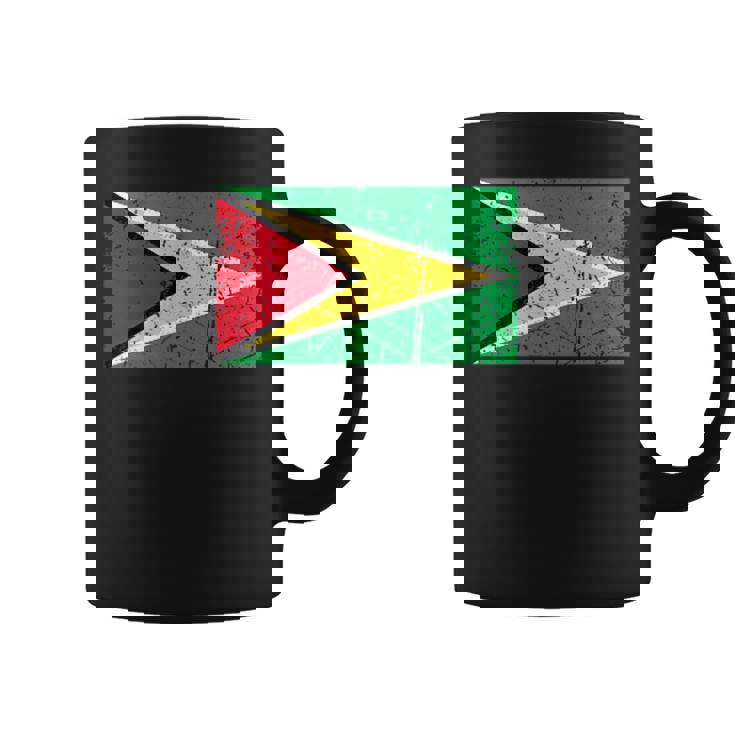 ガイアナ国旗グラフィック メンズ レディース キッズ コーヒーマグ