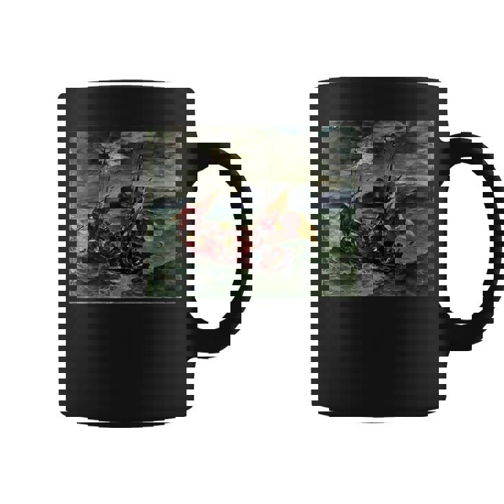 ガリラヤの海のキリスト ユージン・ドラクロワ コーヒーマグ