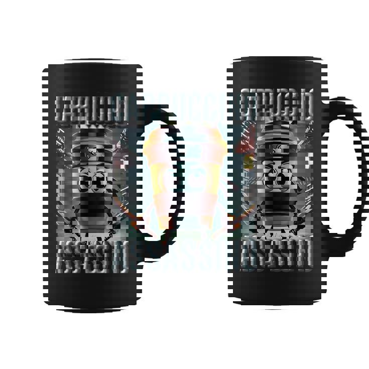 キッズ トレンド ミーム ブレイン イタリアン カプチーノ アサシーノ コーヒーマグ