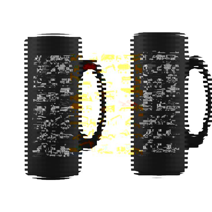 キッズ 建設車両 男の子 コンクリートミキサー クレーン コーヒーマグ