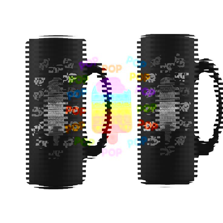 キッズポッププッシュ&ポップポップポップポップadhdストレス解消おもちゃ コーヒーマグ