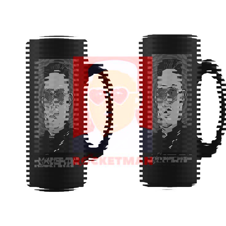 キム・ジョンウン、ファニー・ロケットマン・パロディ・ロックンロール コーヒーマグ