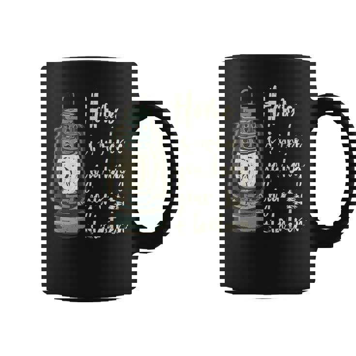 キャンプランタン 面白いキャンプ アウトドア用 ビンテージ コーヒーマグ