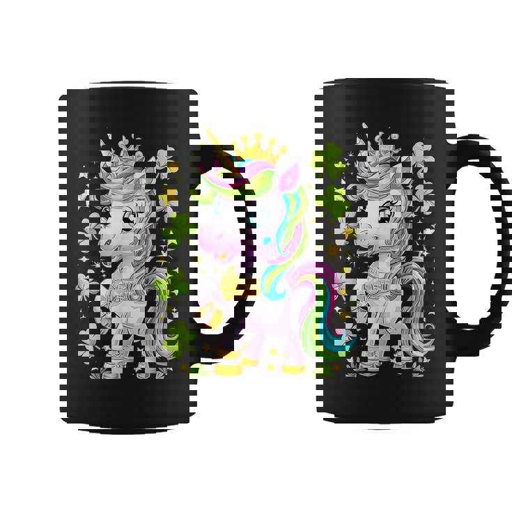 キュート レプリコーン ユニコーン シャムロック 聖パトリックデー ガールズ キッズ コーヒーマグ