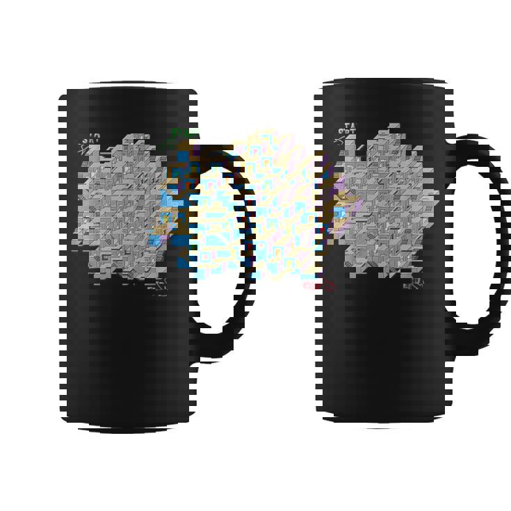 キューブ 迷路&迷路 コーヒーマグ