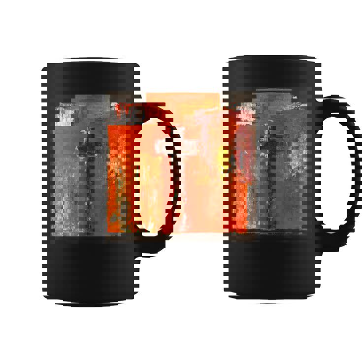 キリスト教のメッセージ イエス 十字架 愛 グラフィティ アート 絵画 コーヒーマグ