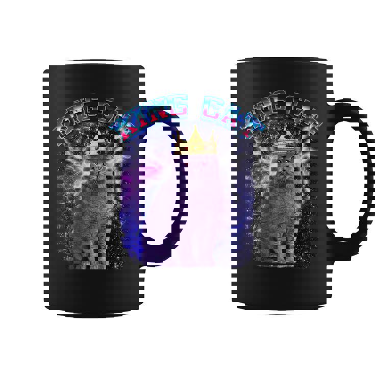 キングキャット ギャラクシーのブリティッシュショートヘア猫 子猫猫 コーヒーマグ