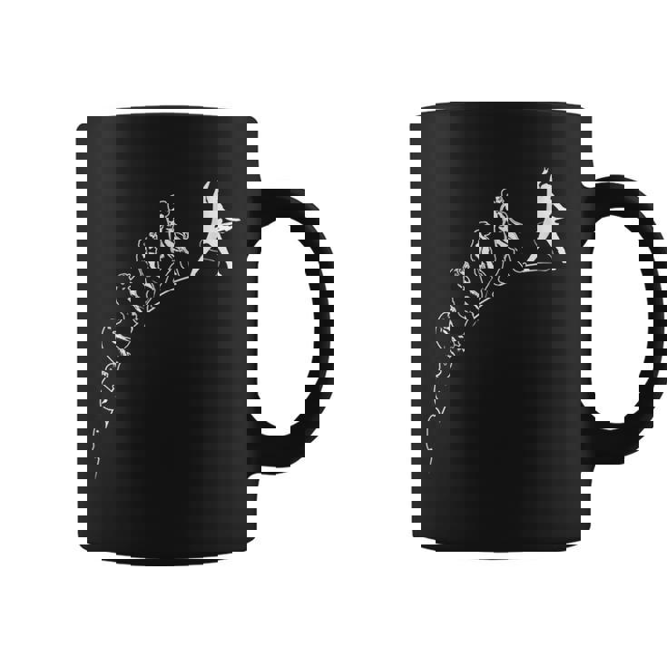 ギタープレイヤーの進化 面白いギタリストのミュージシャン コーヒーマグ