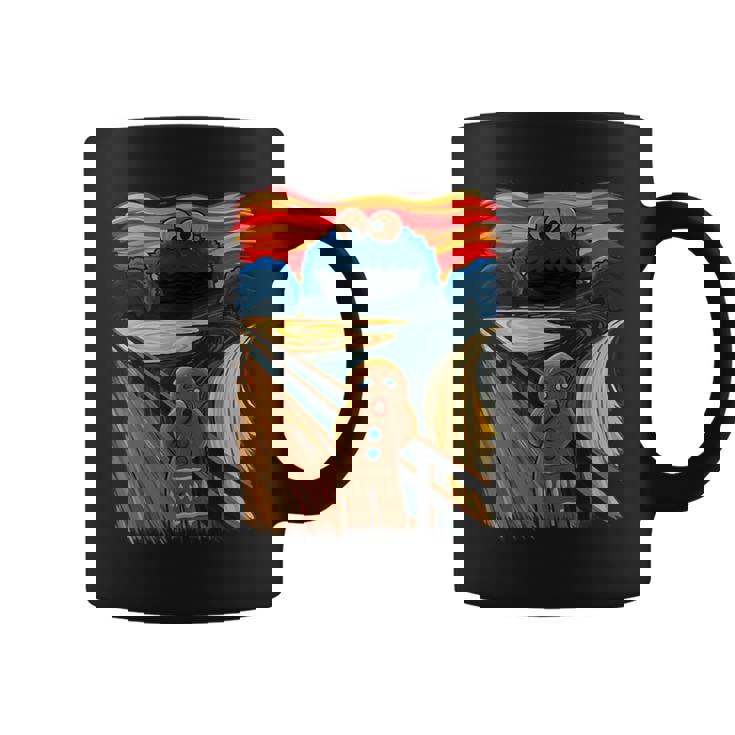 クッキー・マンチャーザ・スクリーム・ムンクモンスター・ジョーク コーヒーマグ